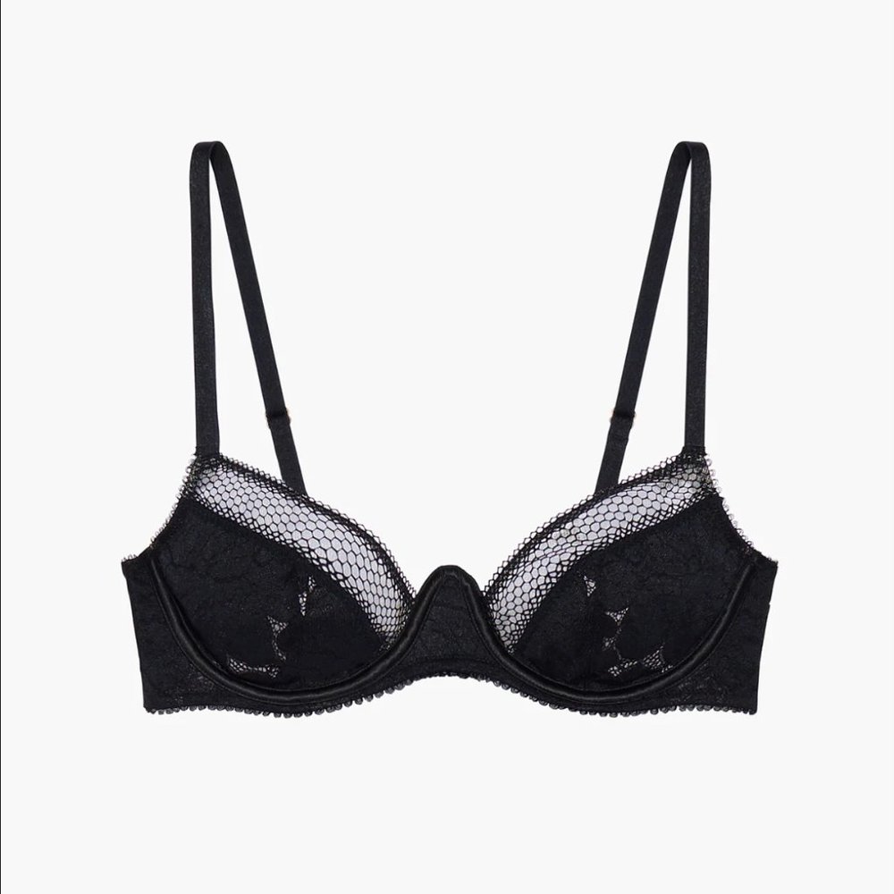 Floral Glow Unlined Lace Bra